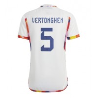 Belgia Jan Vertonghen #5 Bortedrakt VM 2022 Kortermet